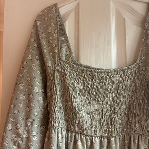 Long Sleeve Floral Maxi Dress